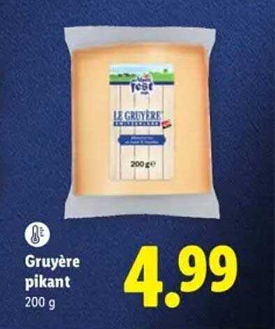 Gruyère pikant 200 g