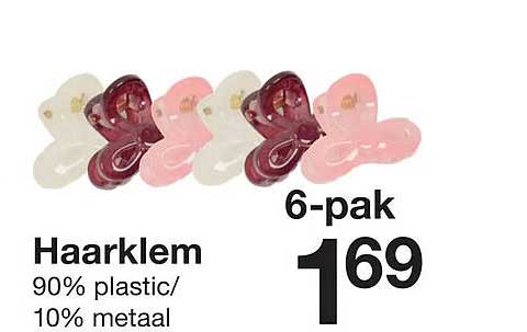 Haarlem 90% plastic/10% metaal 6-pak