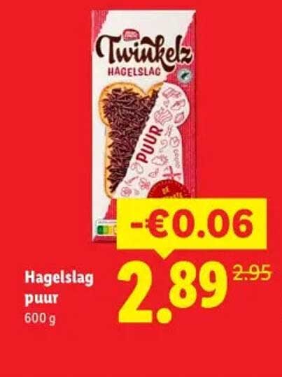 Hagelslag puur 600 g
