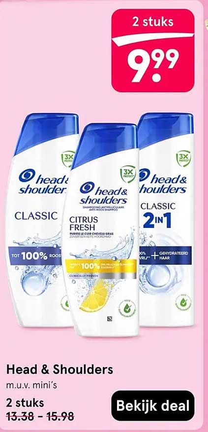 Head & Shoulders 2 stuks