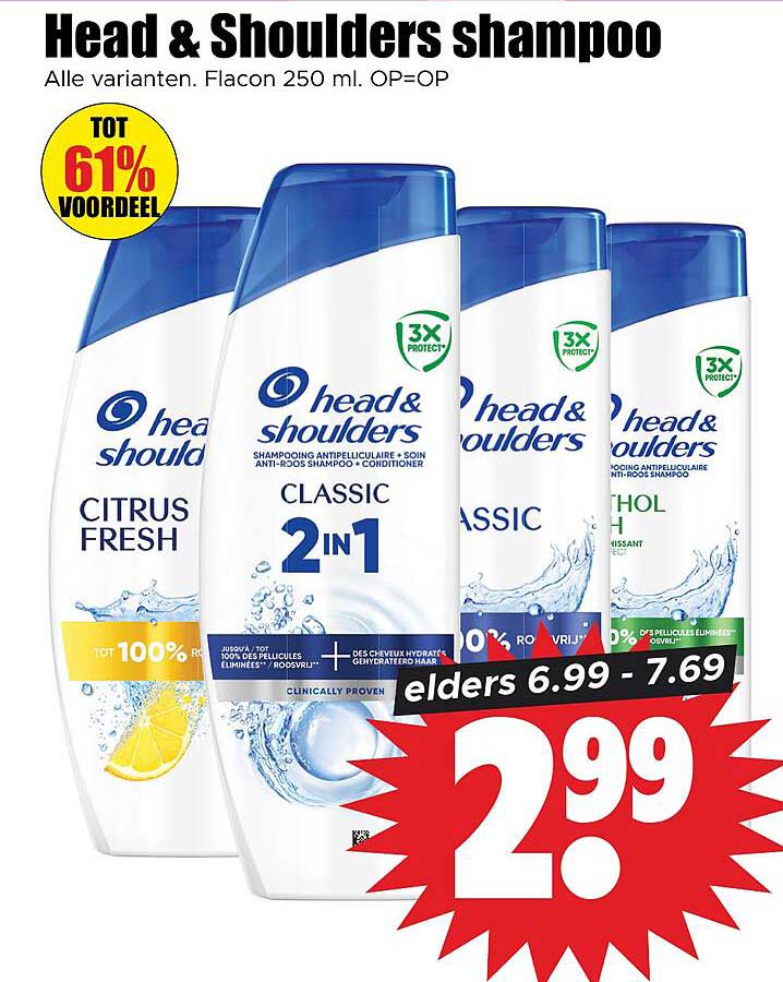 Head & Shoulders shampoo