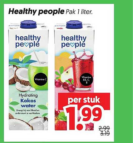 Healthy people Pak 1 liter.