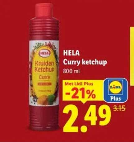 HELA Curry ketchup 800 ml