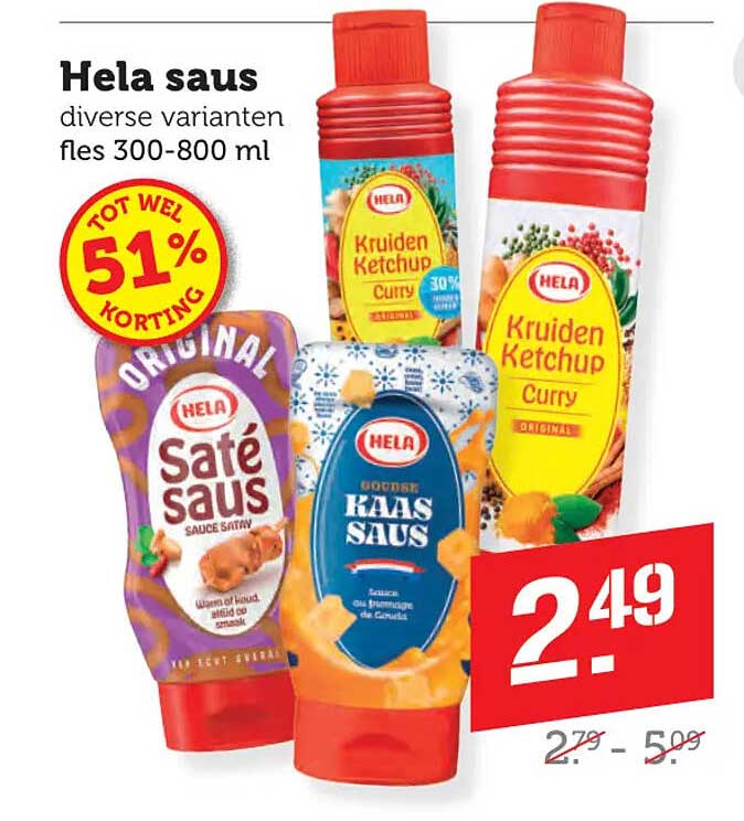Hela saus diverse varianten fles 300-800 ml