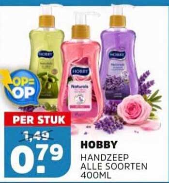 HOBBY HANDZEEP ALLE SOORTEN 400ML