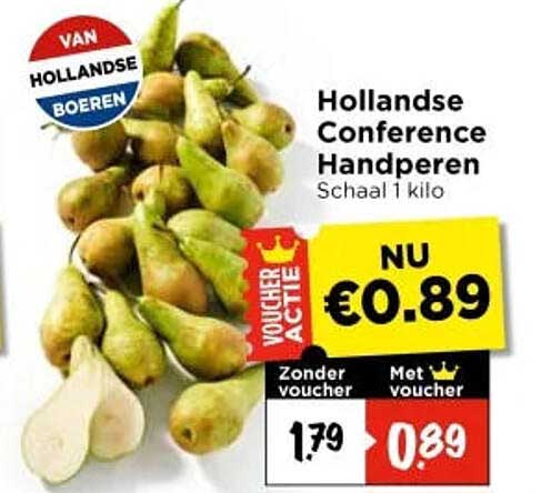 Hollandse Conference Handperen Schaal 1 kilo