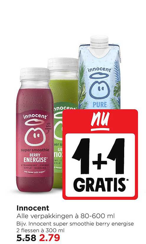 Innocent 1+1 GRATIS*