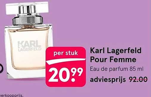 Karl Lagerfeld Pour Femme Eau de parfum 85 ml