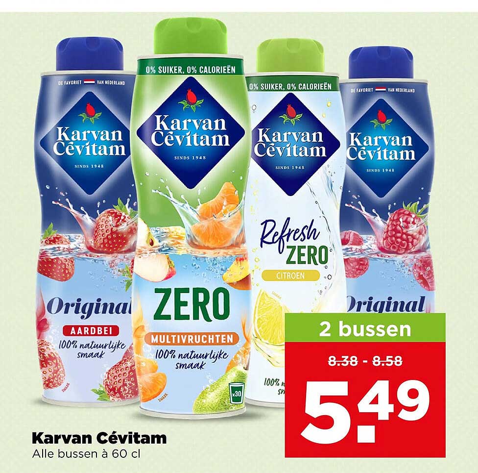 Karvan Cévitam Alle bussen à 60 cl