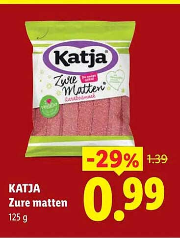 KATJA Zure matten 125 g