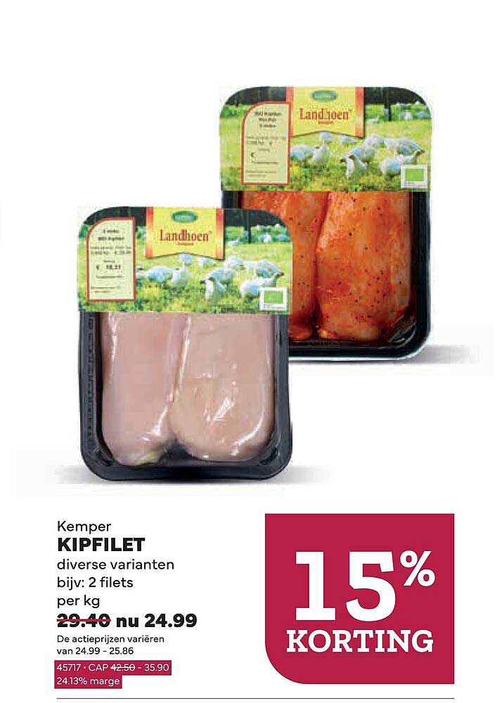 Kemper KIPFILET diverse varianten 15% KORTING
