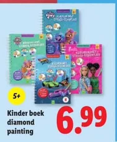 Kinder boek diamond painting