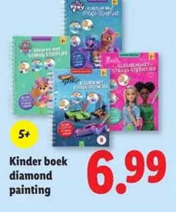 Kinder boek diamond painting