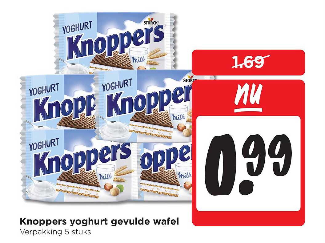 Knoppers yoghurt gevulde wafel
