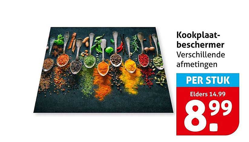 Kookplaat-beschermer Verschillende afmetingen PER STUK