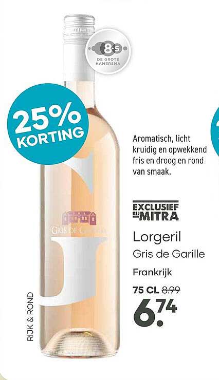 Largeril Gris de Garille Frankrijk 25% KORTING