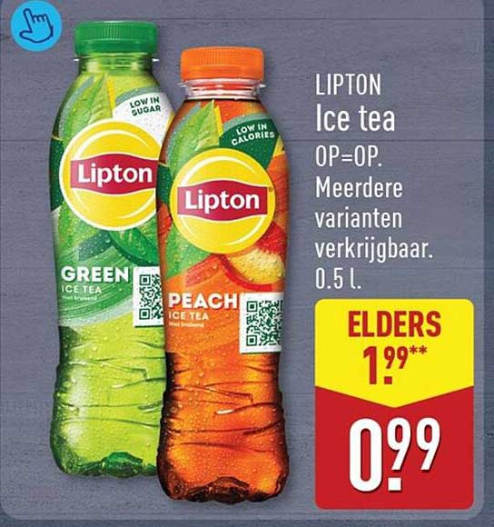 LIPTON Ice tea OP=OP. Meerdere varianten verkrijgbaar. 0.5 l.