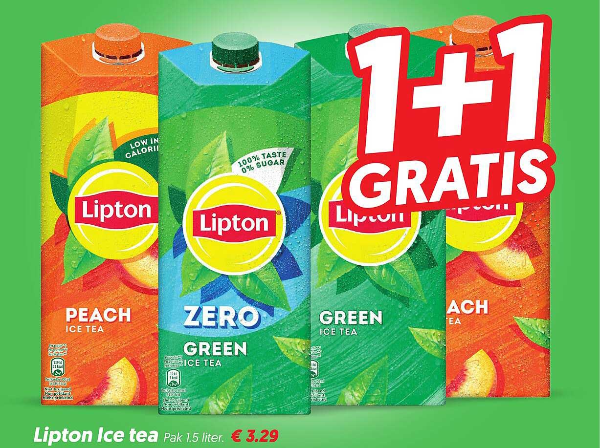 Lipton Ice tea Pak 1.5 liter 1+1 gratis