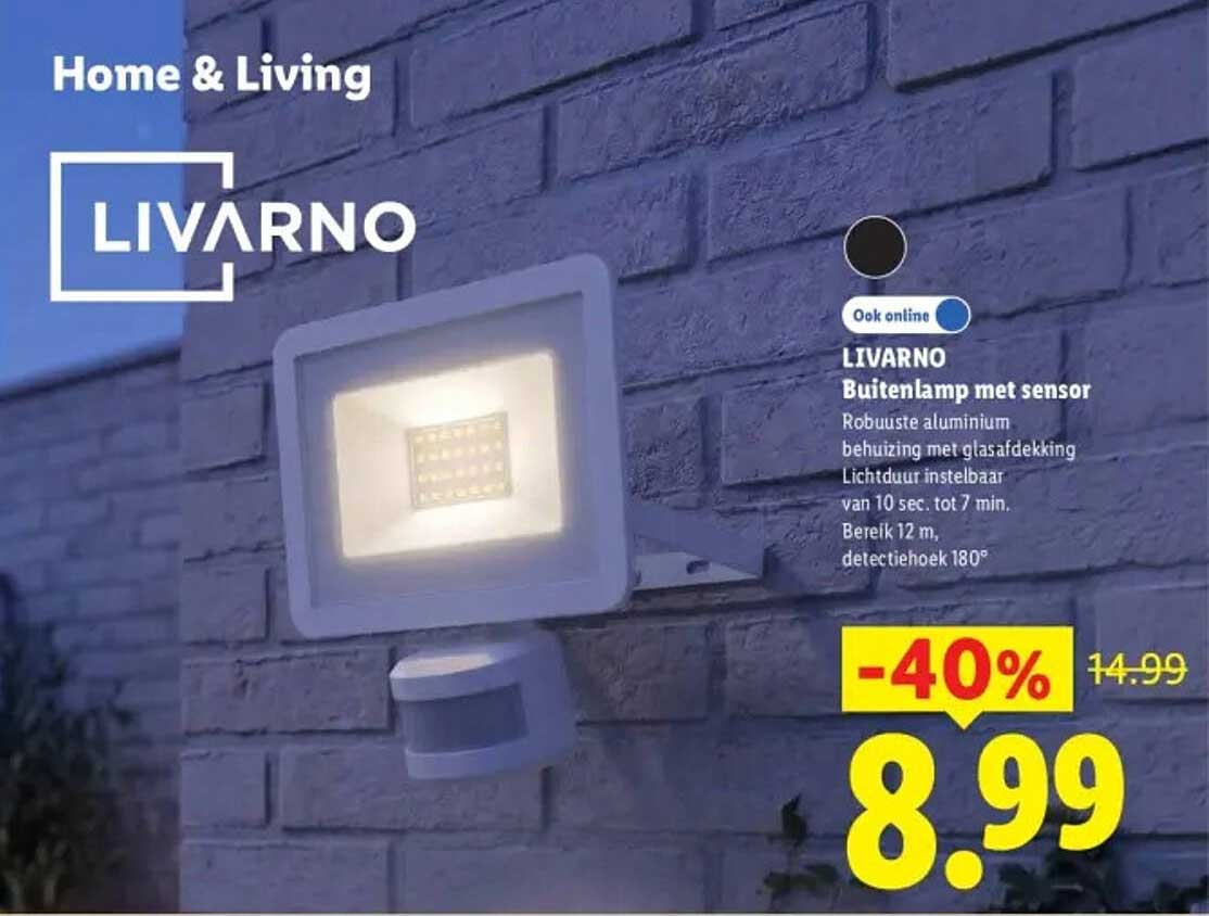 LIVARNO Buitenlamp met sensor