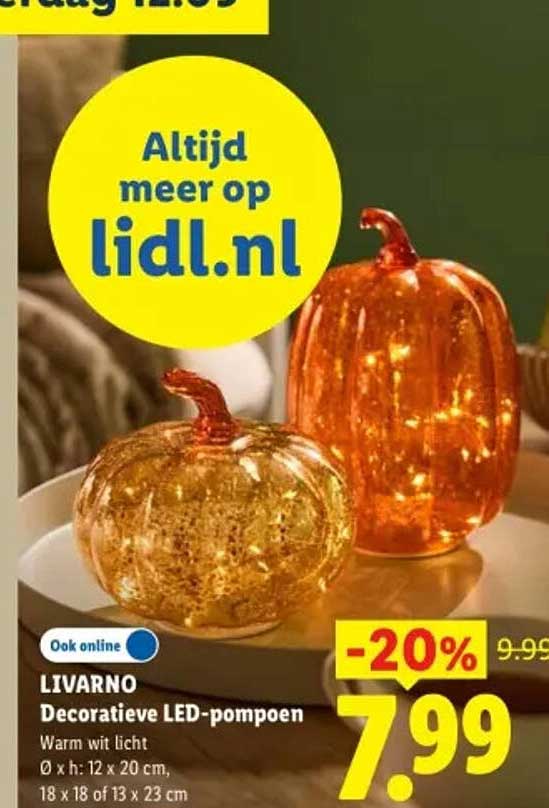 LIVARNO Decoratieve LED-pompoen