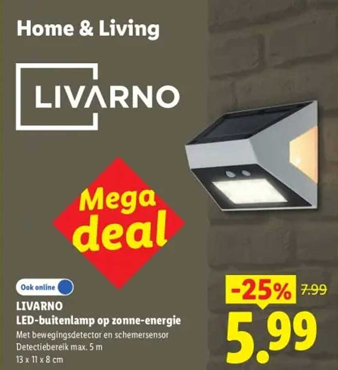 LIVARNO LED-buitenlamp op zonne-energie
