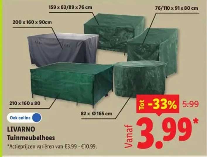LIVARNO Tuinmeubelhoes Tot -33%