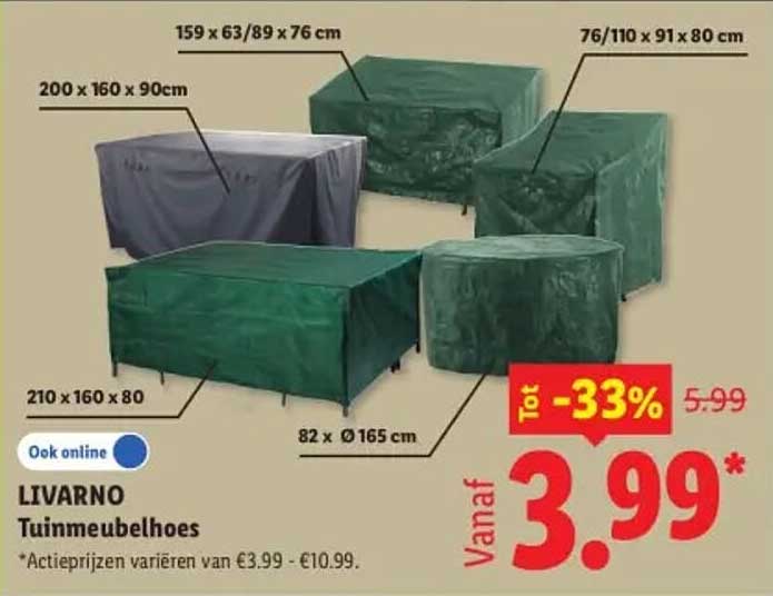LIVARNO Tuinmeubelhoes Tot -33%