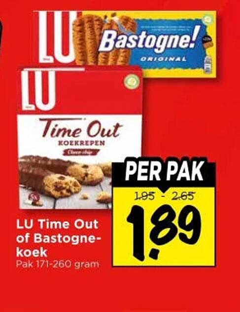 LU Time Out of Bastogne-koek PER PAK