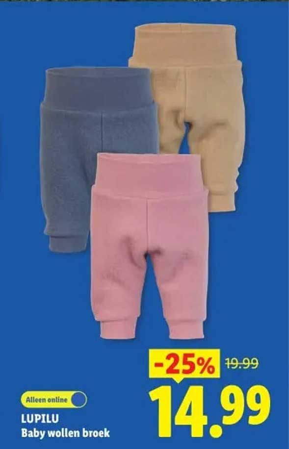 LUPILU Baby wollen broek