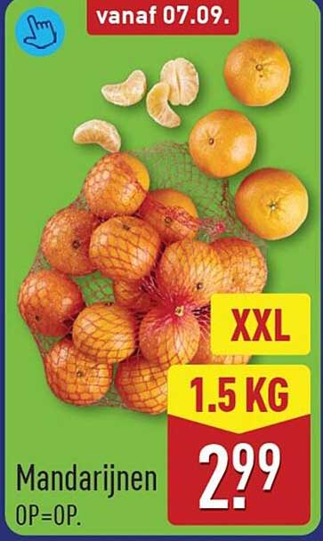 Mandarijnen 1.5 KG XXL
