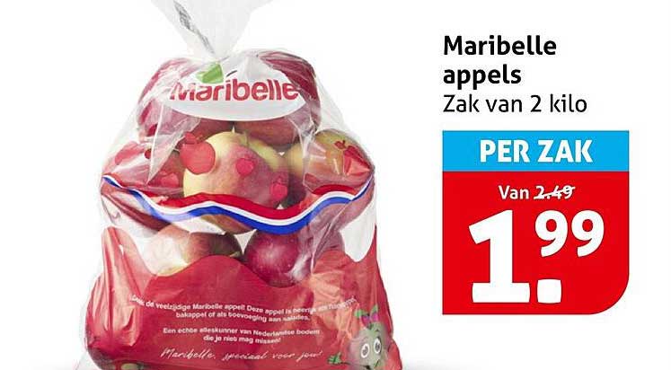 Maribelle appels Zak van 2 kilo