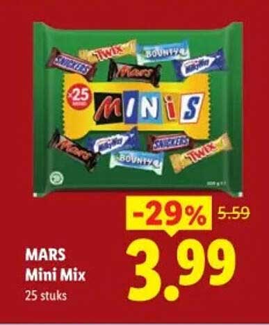 MARS Mini Mix 25 stuks