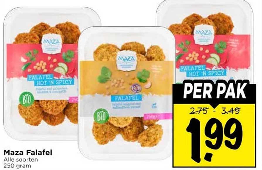 Maza Falafel Alle soorten 250 gram
