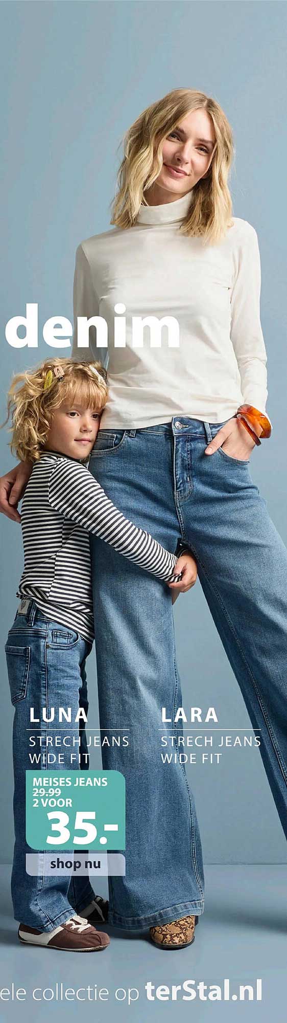 MEISES JEANS 2 VOOR 35.-