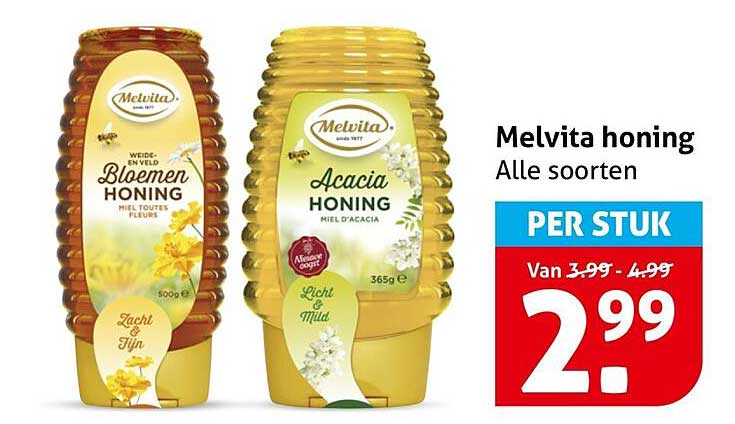 Melvita honing Alle soorten PER STUK