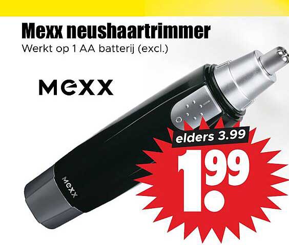 Mexx neushaartrimmer