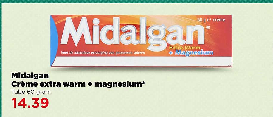 Midalgan Crème extra warm + magnesium*