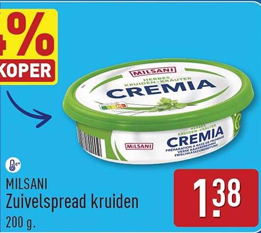 MILSANI Zuivelspread kruiden 200 g.