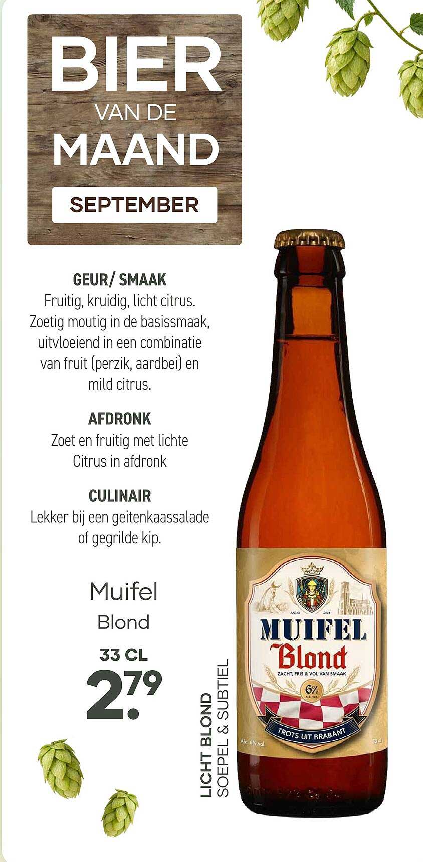 Muifel Blond 33 cl