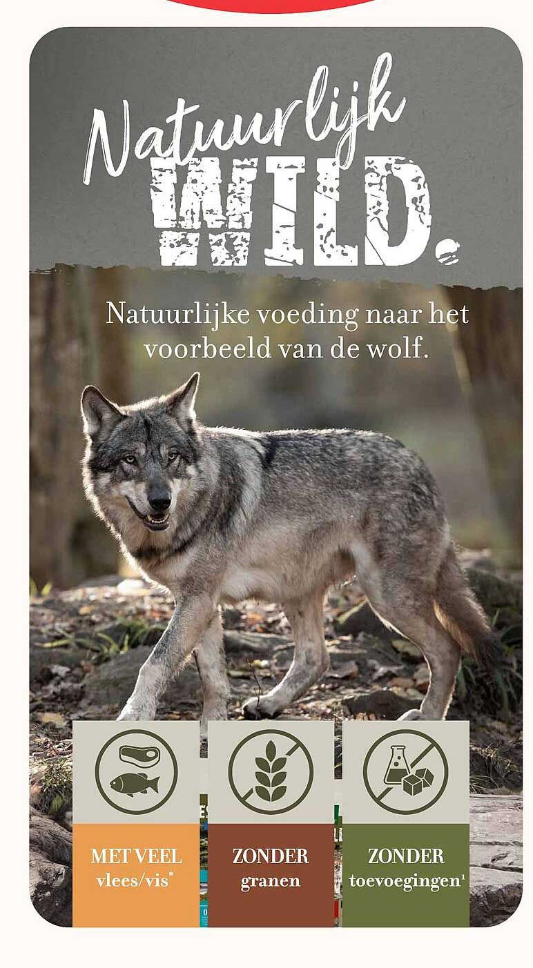 Natuurlijk WILD. Natuurlijke voeding naar het voorbeeld van de wolf.
