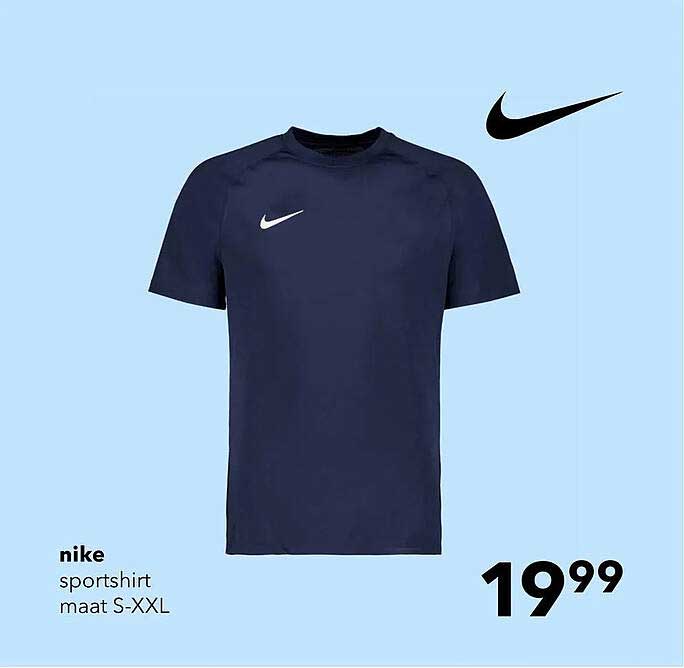 nike sportshirt maat S-XXL