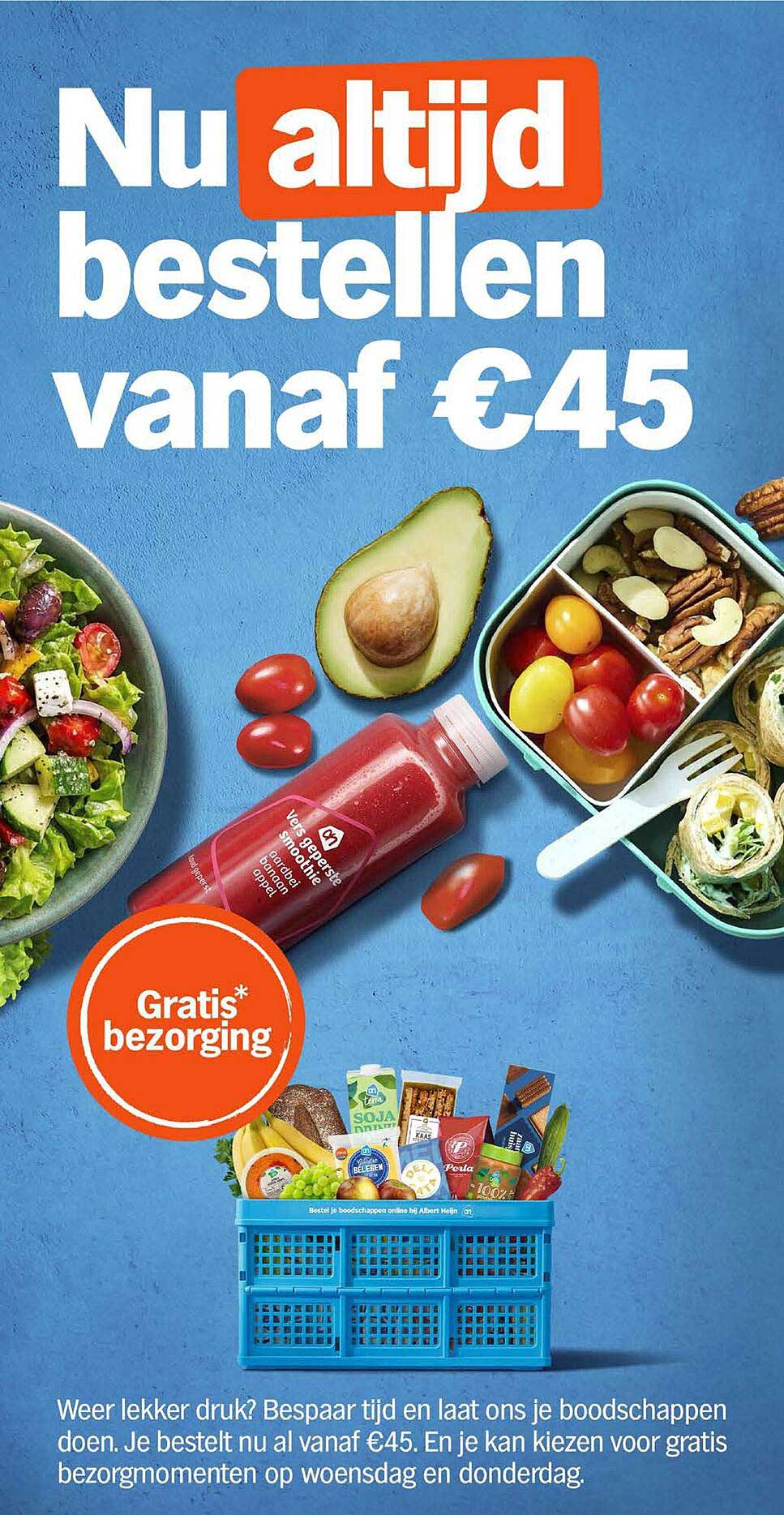 Nu altijd bestellen vanaf €45 Gratis bezorging