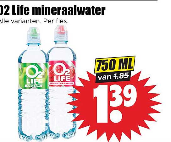 O2 Life mineraalwater