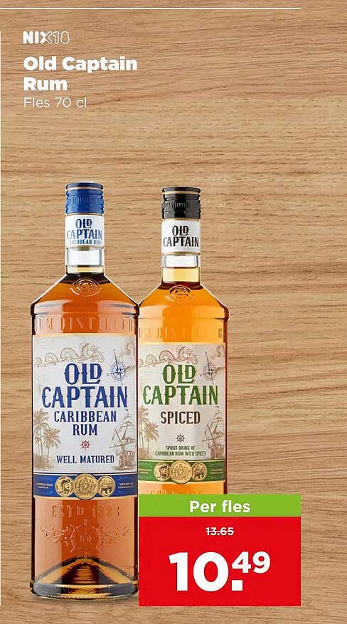 Old Captain Rum Fles 70 cl