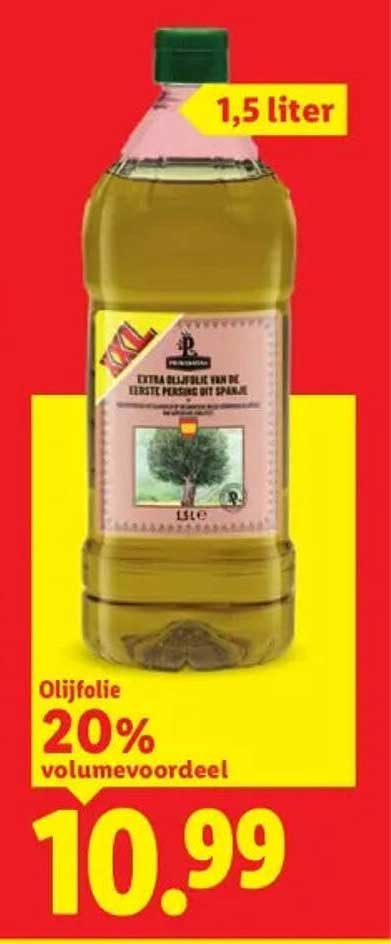 Olijfolie 20% volumevoordeel 1,5 liter