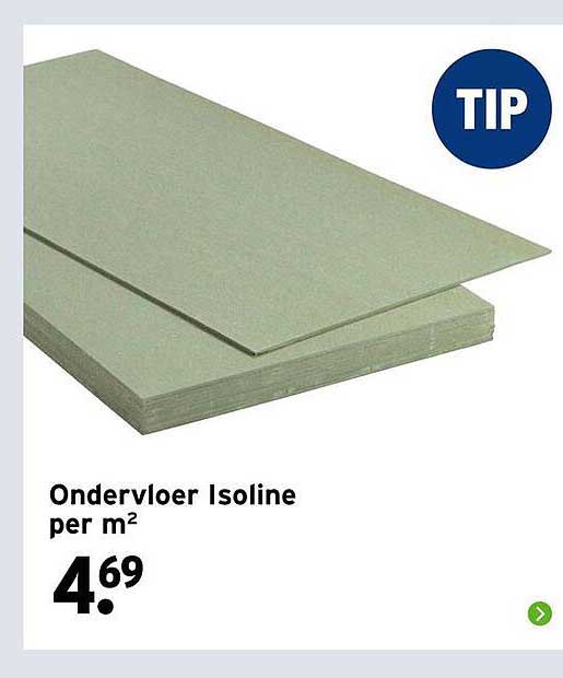 Ondervloer Isoline per m²
