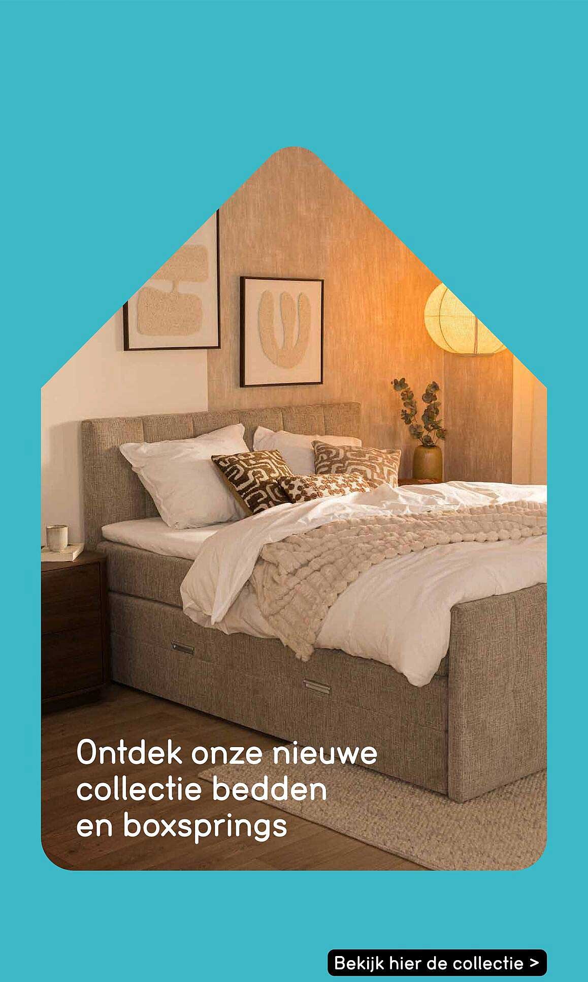 Ontdek onze nieuwe collectie bedden en boxsprings