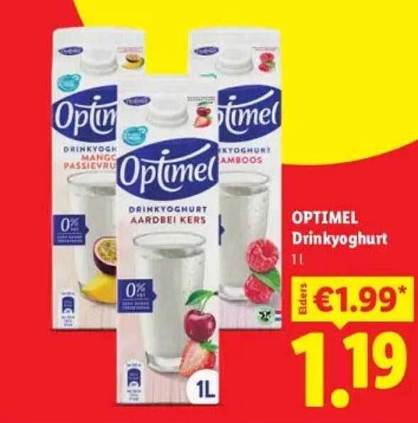 OPTIMEL Drinkyoghurt 1L