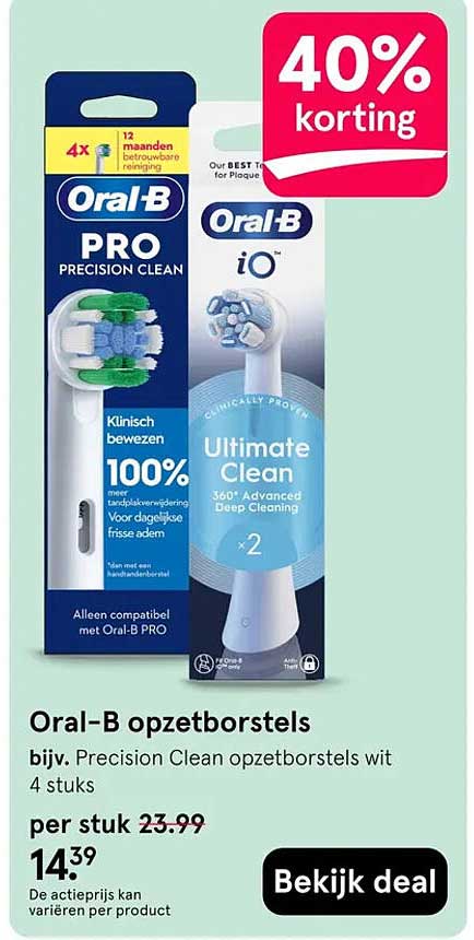 Oral-B opzetborstels