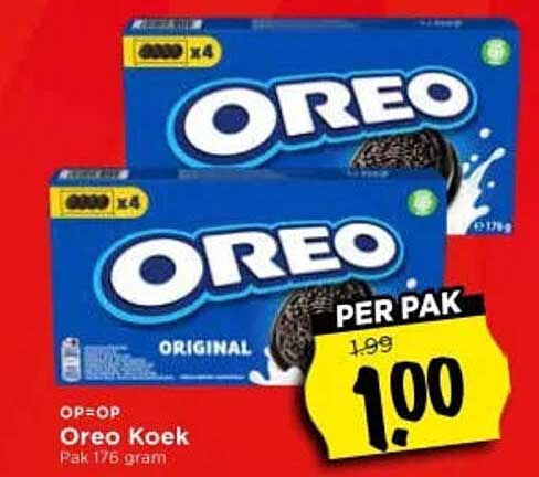 Oreo Koek Pak 176 gram